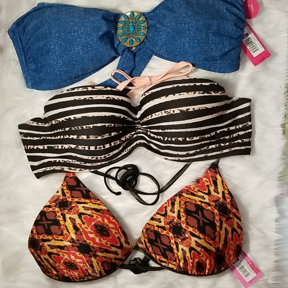 3 Swimsuit Tops.
